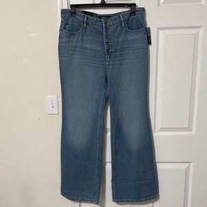 Lauren Ralph Lauren Women's Denim Wide Leg Jeans